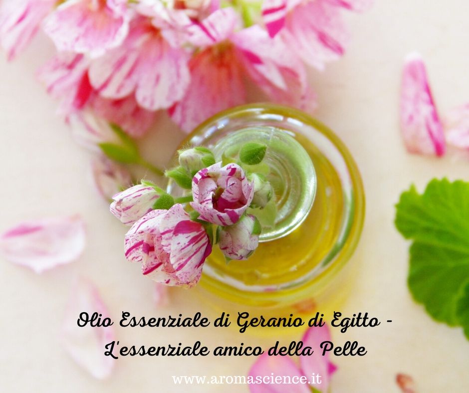 Olio Essenziale di Geranio di Egitto - L'essenziale amico della Pelle