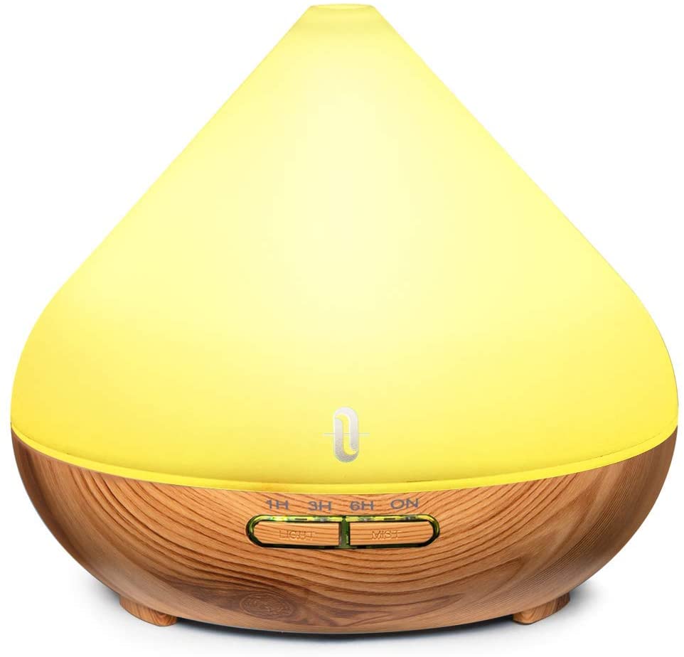 umidificatore SPA per casa diffusore a ultrasuoni yoga e ufficio Diffusori di oli essenziali umidificatore d'aria portatile da 4-5 ore con 7 luci LED a colori 