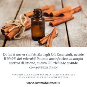 Olio essenziale di Cannella l'Attila tra gli Oli Essenziali