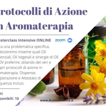 protocolli di azione in aromaterapia