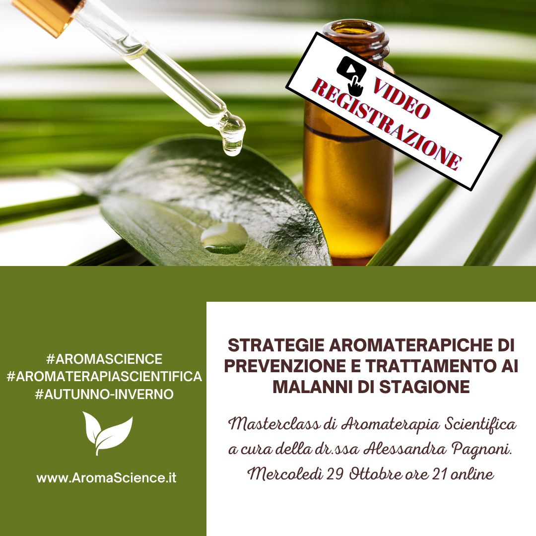 VIDEOREGISTRAZIONE corso aromaterapia